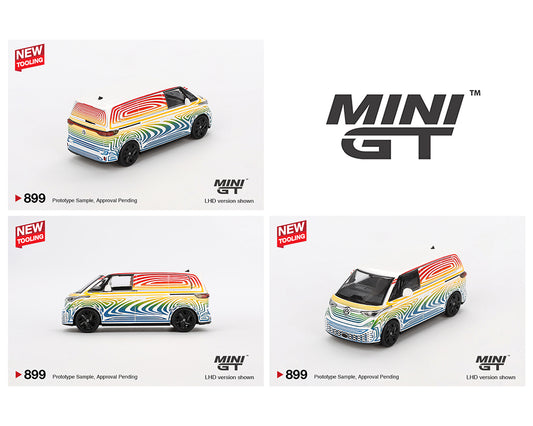 Mini GT 1:64 Volkswagen ID. Buzz Prototype “Rainbow”