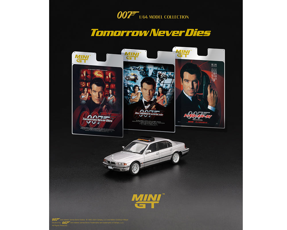 (Preorder) Mini GT 1:64 BMW 750IL James Bond 007 Tomorrow Never Dies  – Limited Edition