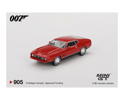 Mini GT 1:64 Ford Mustang Mach 1 James Bond 007 ” Diamonds Are Forever ” – English Packaging – Limited Edition