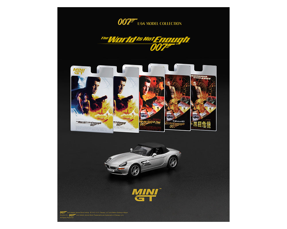 (Preorder) Mini GT 1:64 BMW Z8 “The World Is Not Enough”  – Limited Edition