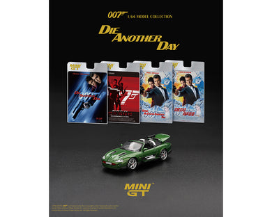 Mini GT 1:64 Jaguar XKR James Bond “Die Another Day” – English Packaging – Limited Edition