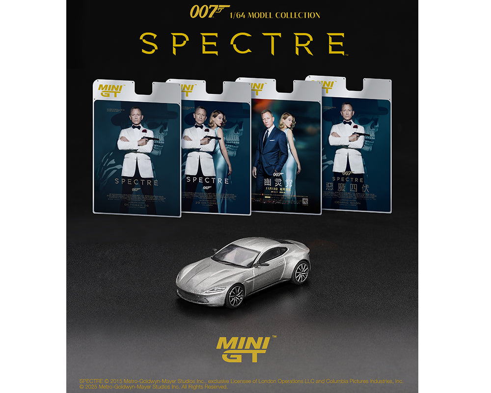 Mini GT 1:64 Aston Martin DB10 James Bond 007 “SPECTRE” – English