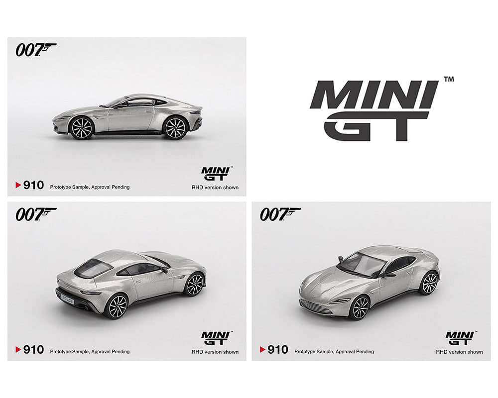 Mini GT 1:64 Aston Martin DB10 James Bond 007 “SPECTRE” – English Packaging – Limited Edition