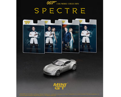 Mini GT 1:64 Aston Martin DB10 James Bond 007 “SPECTRE” – English Packaging – Limited Edition
