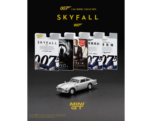 Mini GT 1:64 Aston Martin DB5 James Bond “Skyfall” – English Packaging – Limited Edition