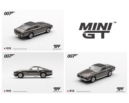Mini GT 1:64 Aston Martin V8 Vantage The Living Daylights – English Packaging