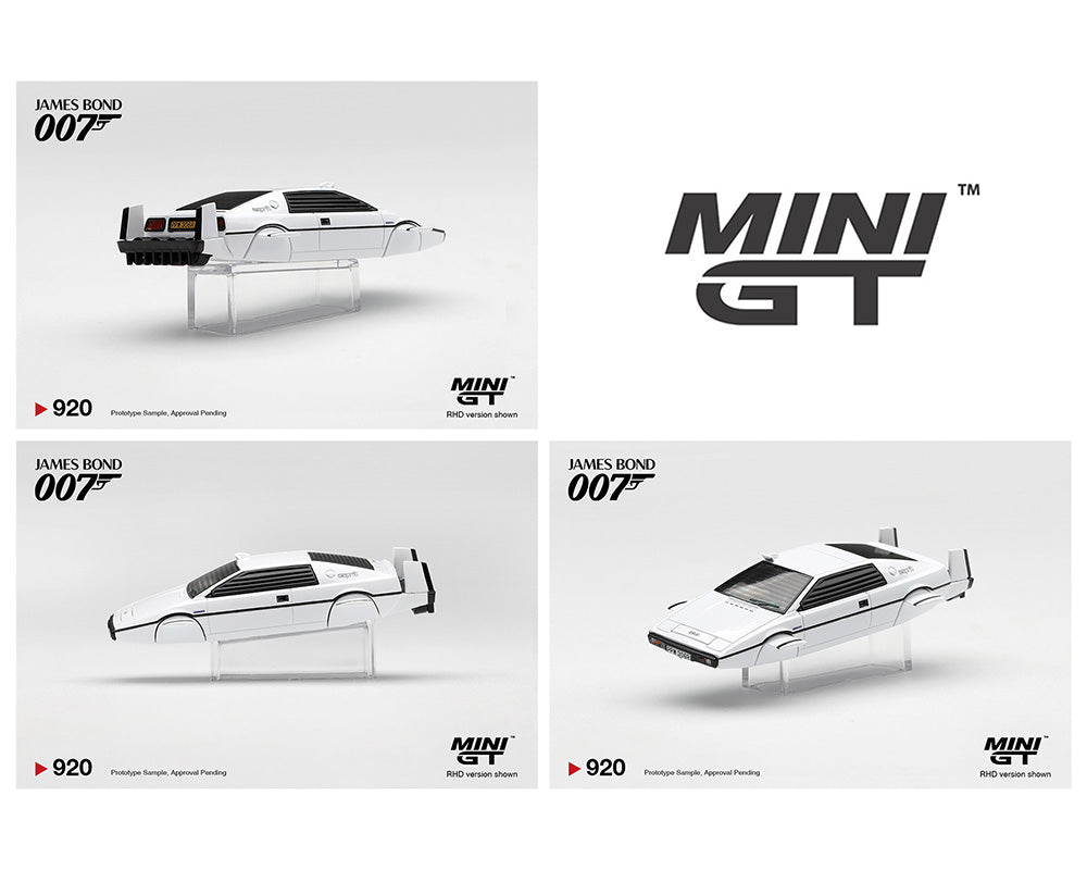 Mini GT 1:64 James Bond 007 Lotus Esprit S1 “The Spy Who Loved Me” Submarine – English Packaging – Limited Edition