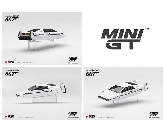 Mini GT 1:64 James Bond 007 Lotus Esprit S1 “The Spy Who Loved Me” Submarine – English Packaging – Limited Edition