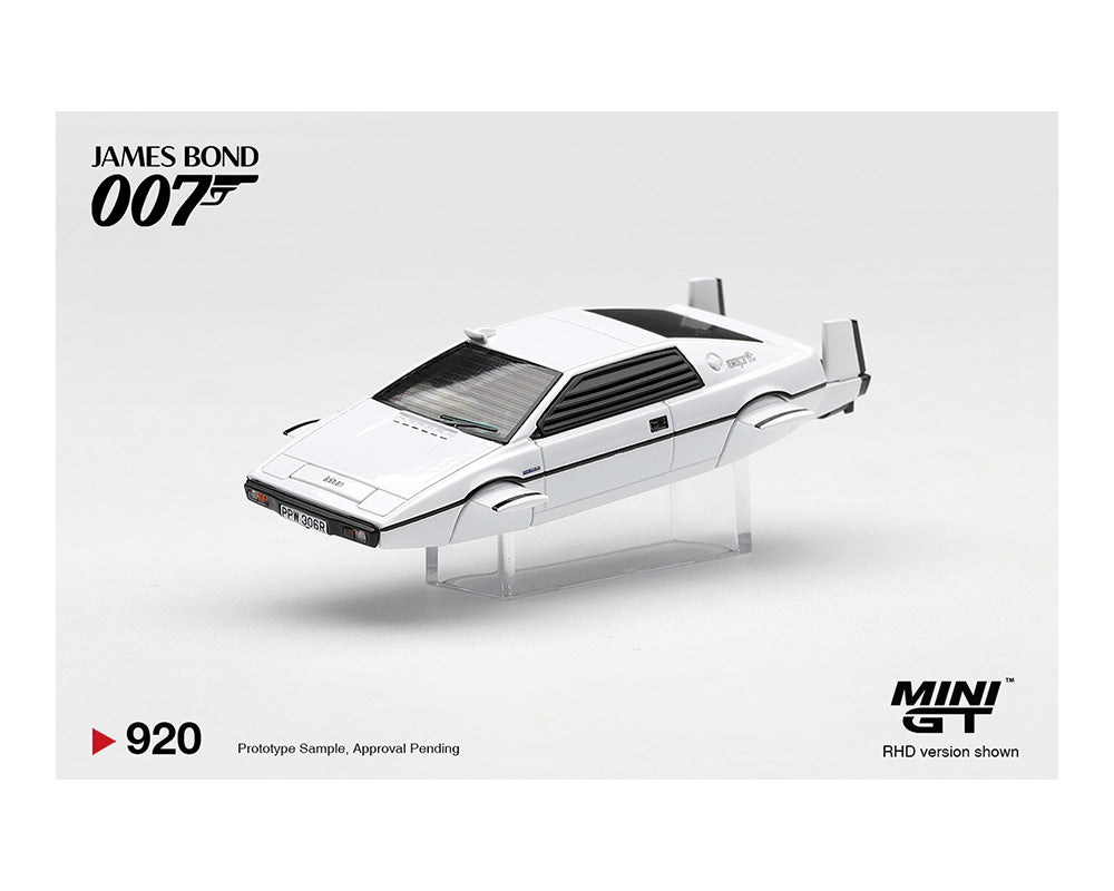 Mini GT 1:64 James Bond 007 Lotus Esprit S1 “The Spy Who Loved Me” Submarine – English Packaging – Limited Edition
