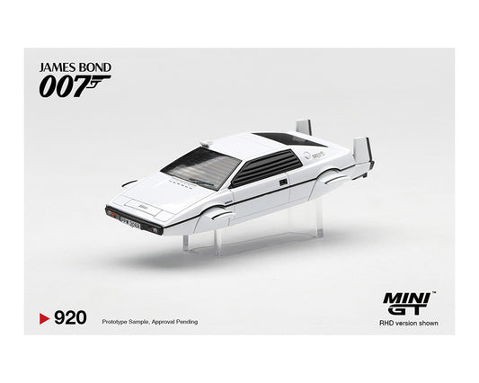 Mini GT 1:64 James Bond 007 Lotus Esprit S1 “The Spy Who Loved Me” Submarine – English Packaging – Limited Edition