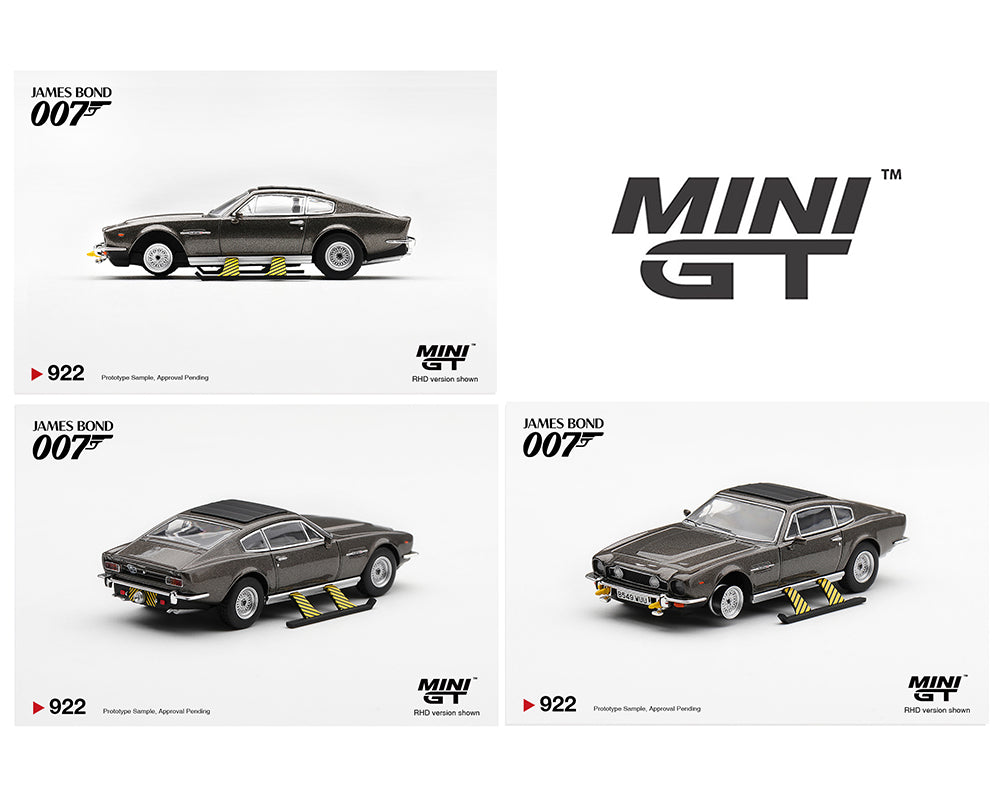 Mini GT 1:64 James Bond 007 Aston Martin V8 Vantage “The Living Daylights” Weapons On – English Packaging