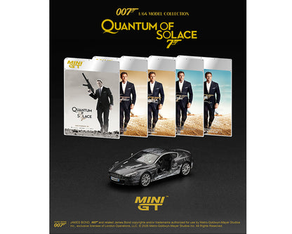 Mini GT 1:64 Aston Martin DBS “Quantum of Solace” Battle Damaged – English Packaging – Limited Edition