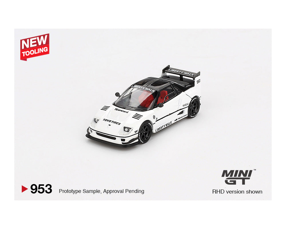 Mini GT 1:64 Mazda AZ-1 Liberty Walk LB40 – White – 2024 Tokyo Auto Salon