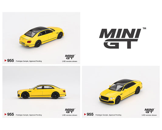 Mini GT 1:64 Bentley Flying Spur – Monaco Yellow