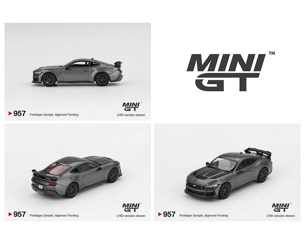 (Preorder) Mini GT 1:64 Ford Mustang Dark Horse 2024 – Carbonized Gray