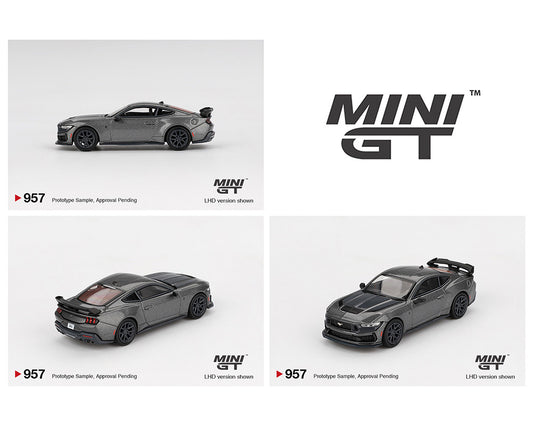(Preorder) Mini GT 1:64 Ford Mustang Dark Horse 2024 – Carbonized Gray