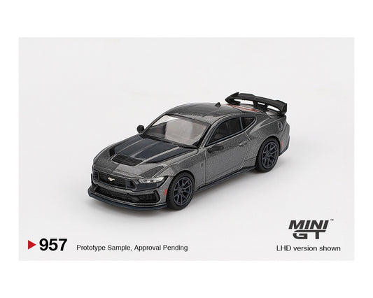 (Preorder) Mini GT 1:64 Ford Mustang Dark Horse 2024 – Carbonized Gray