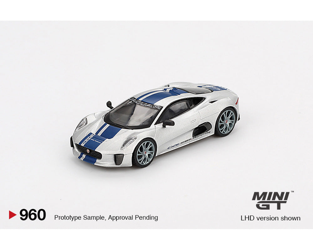 (Preorder) Mini GT 1:64 Jaguar C-X75 – Silver