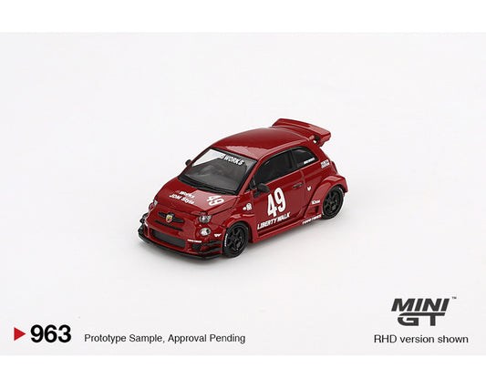 Mini GT 1:64 LB-WORKS x Abas Works ABARTH 595 – Red
