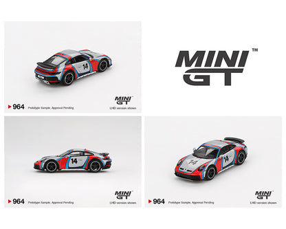 Mini GT 1:64 Porsche 911 Dakar “Rally 1978” – Ice Grey Metallic