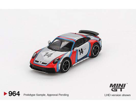 Mini GT 1:64 Porsche 911 Dakar “Rally 1978” – Ice Grey Metallic