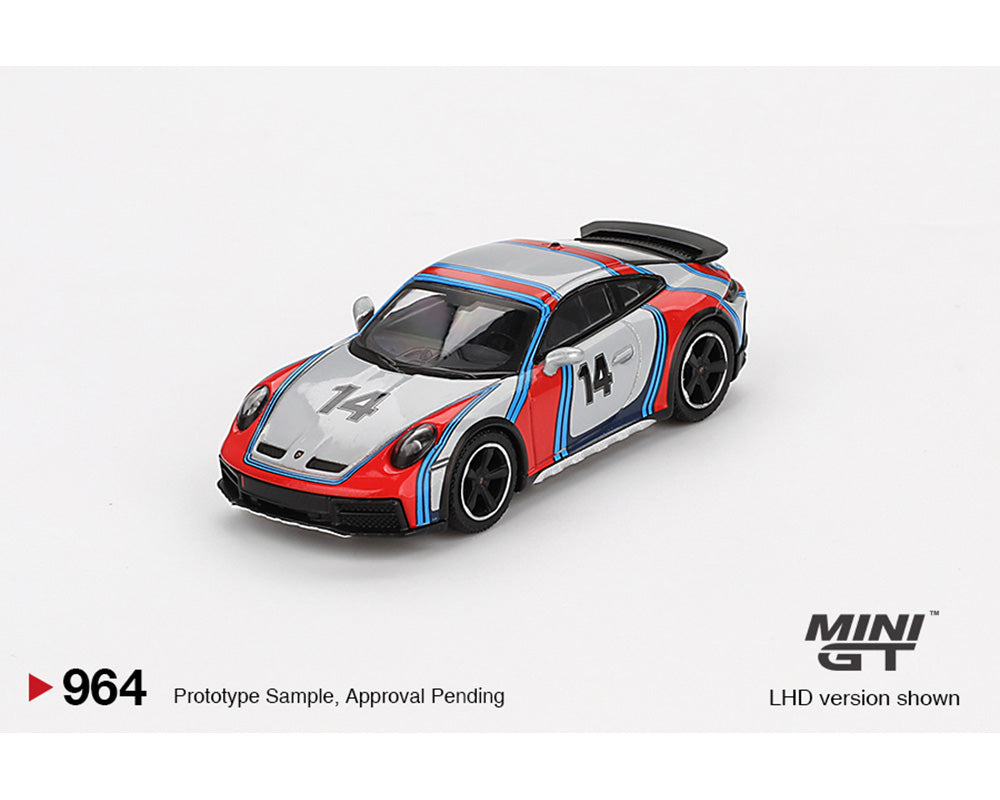 Mini GT 1:64 Porsche 911 Dakar “Rally 1978” – Ice Grey Metallic