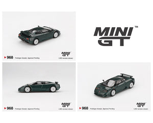 (Preorder) Mini GT 1:64 Bugatti EB110 GT – Verde Scuro