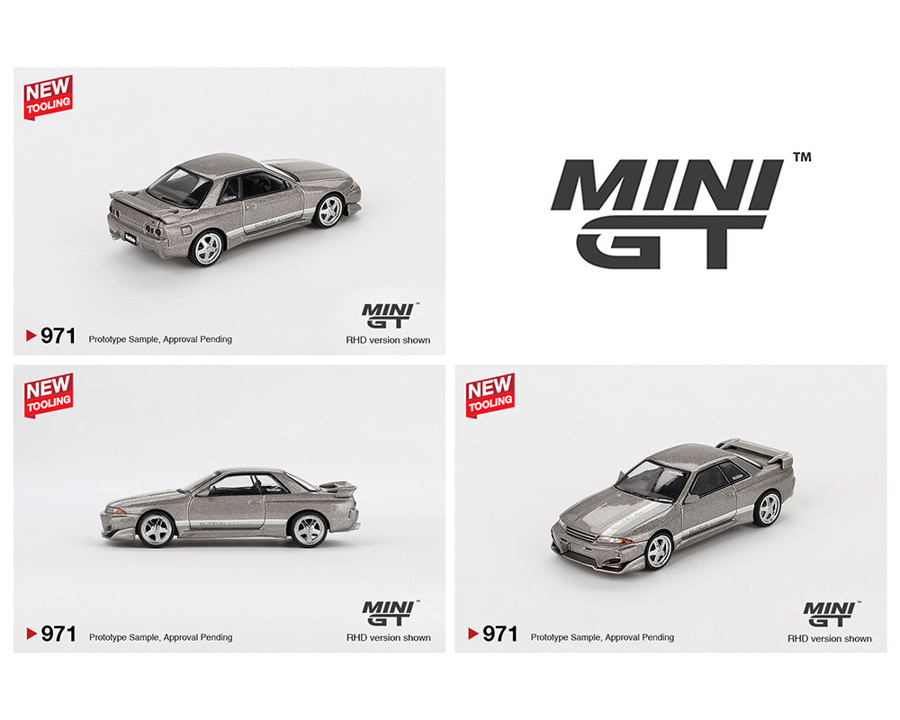 Mini GT 1:64 Nissan Skyline GT-R (R32) Veilside Combat C-I – Veilside Combat Grey