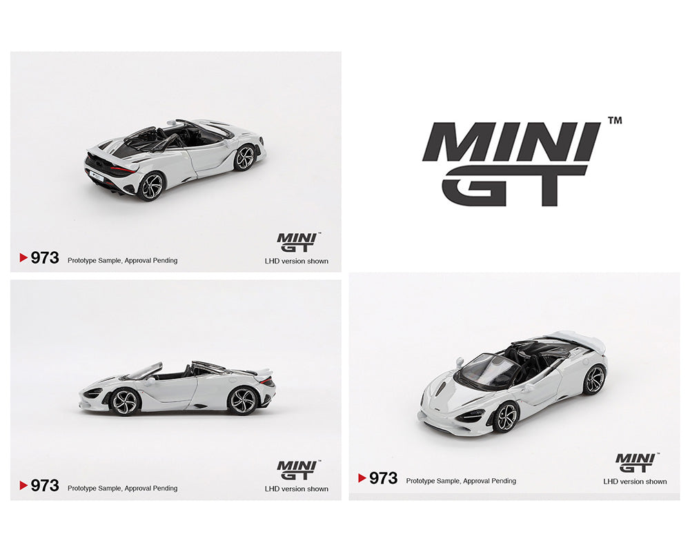 MINI GT マクラーレン F750S (サロスグレー) チェイスカー Mini GT 1:64 McLaren 750S – Saros Grey – DiecastTalk