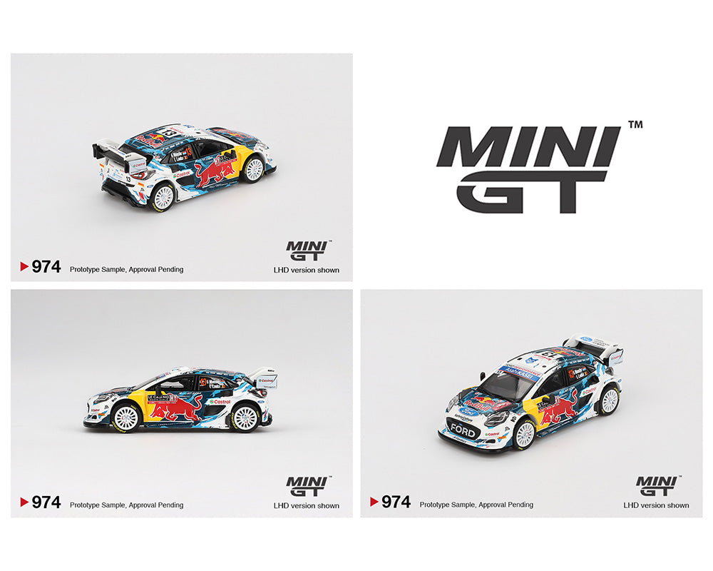 (Preorder) Mini GT 1:64 Ford Puma Rally1 #13 M-Sport Ford WRT 2024 Rally Monte Carlo