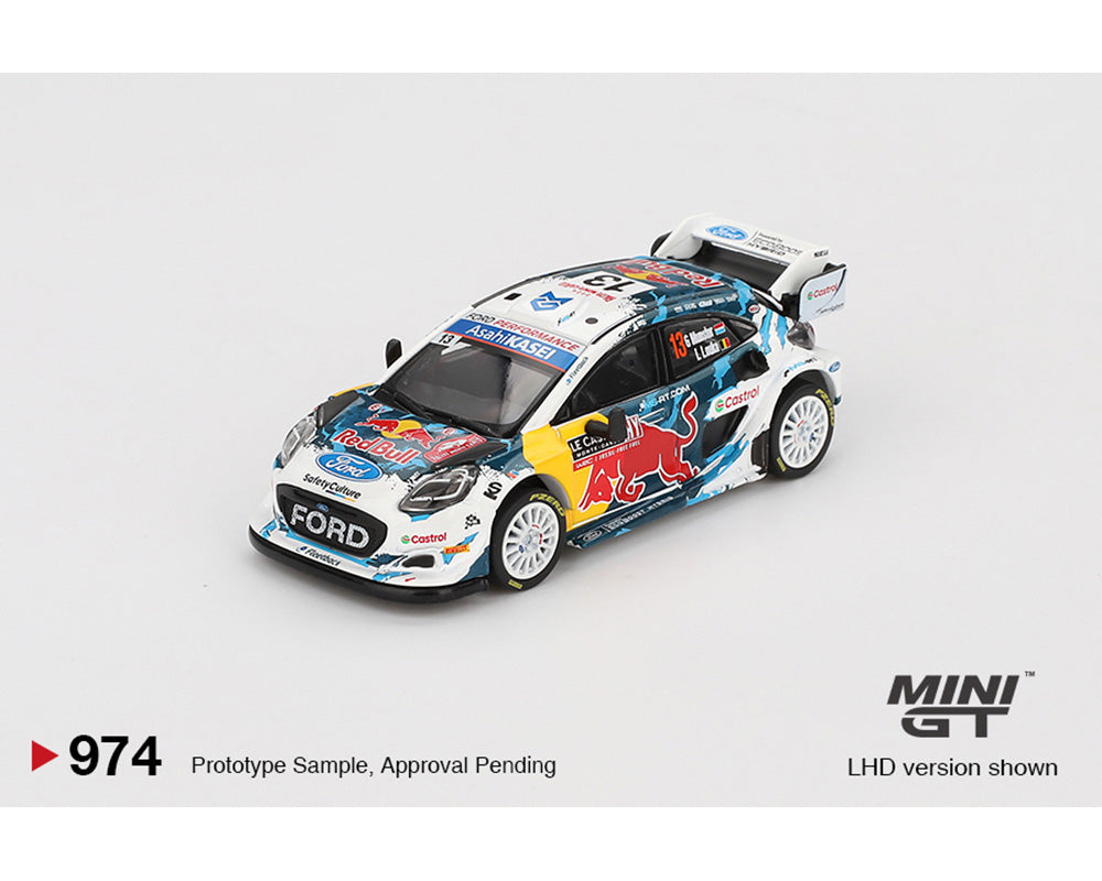 (Preorder) Mini GT 1:64 Ford Puma Rally1 #13 M-Sport Ford WRT 2024 Rally Monte Carlo
