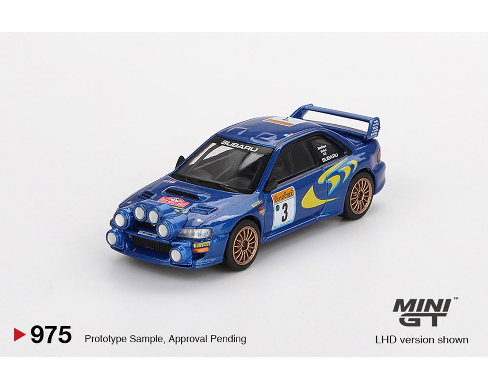 Mini GT 1:64 Subaru Impreza WRC98 1998 Rally Monte-Carlo 3rd Place #3