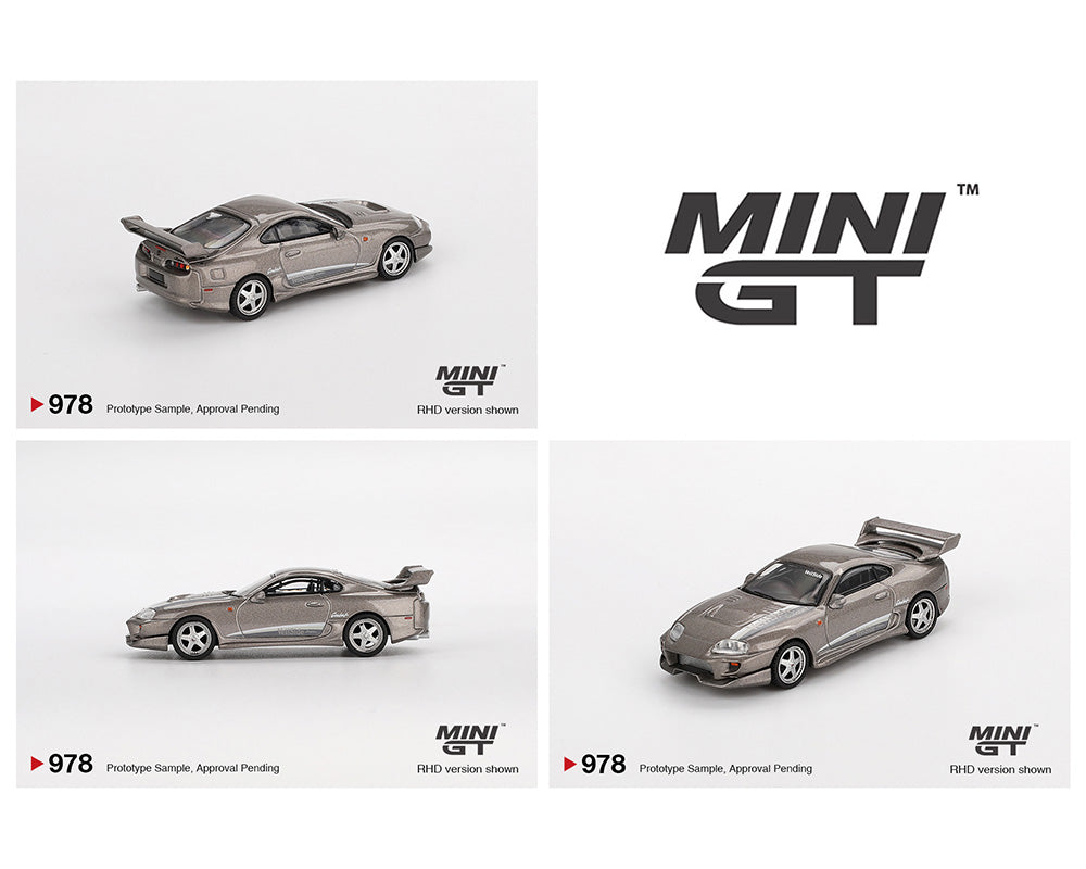 Mini GT 1:64 Toyota Supra VeilSide Combat V-II – Combat Grey