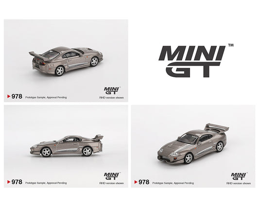 Mini GT 1:64 Toyota Supra VeilSide Combat V-II – Combat Grey