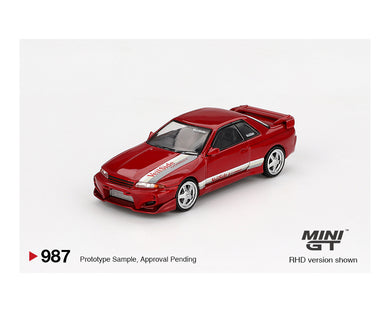 (Preorder) Mini GT 1:64 Nissan Skyline GT-R (R32) VeilSide Combat C-I – Gem Red