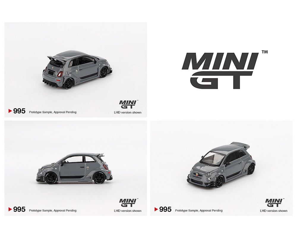 Mini GT 1:64 Abarth 595 LB-WORKS x Abas Works – Grey