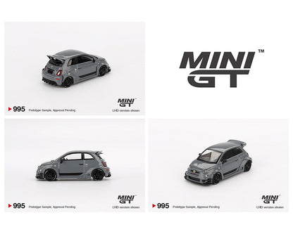 Mini GT 1:64 Abarth 595 LB-WORKS x Abas Works – Grey