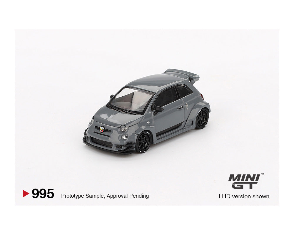 Mini GT 1:64 Abarth 595 LB-WORKS x Abas Works – Grey