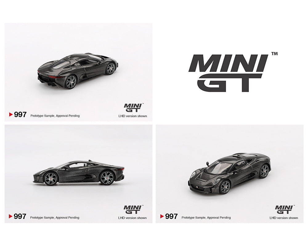 Mini GT 1:64 Jaguar C-X75 Test Car – Black – DiecastTalk