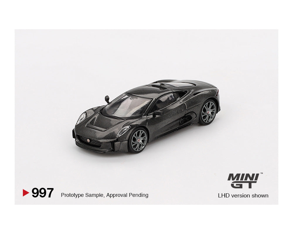 Mini GT 1:64 Jaguar C-X75 Test Car – Black