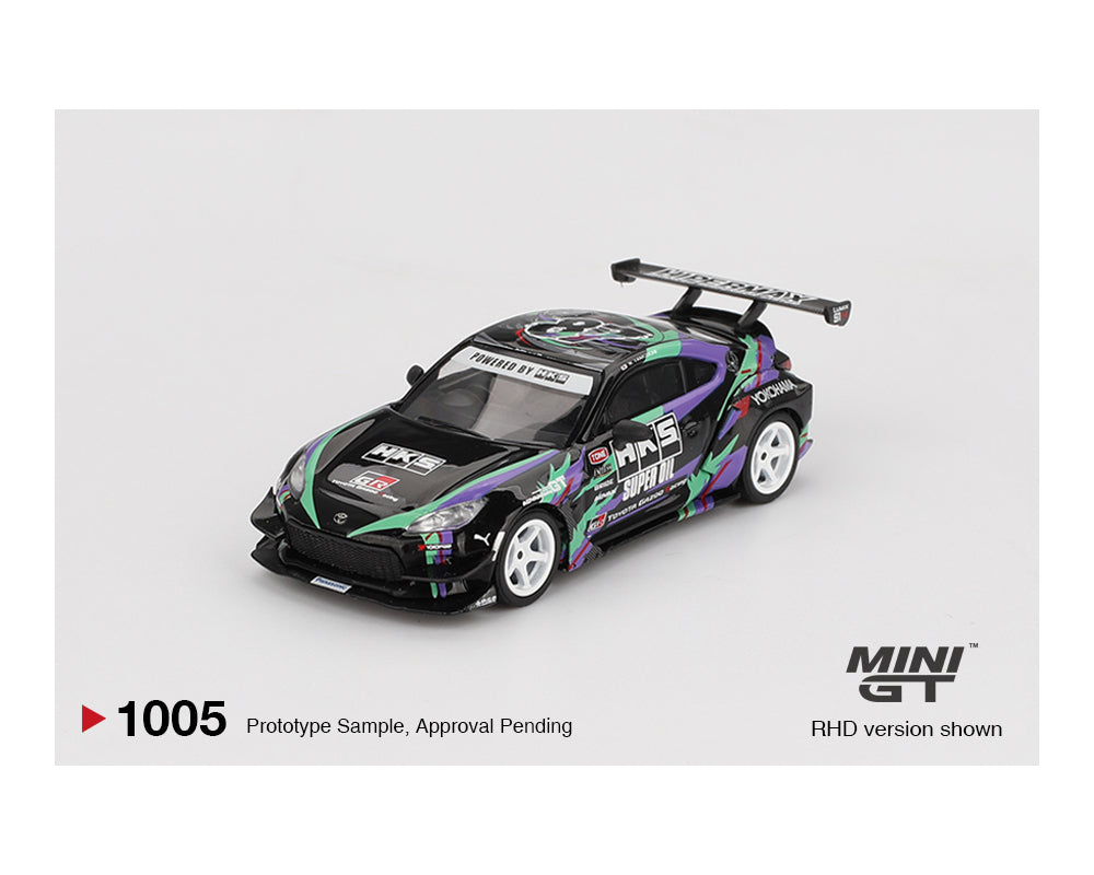 (Preorder) Mini GT 1:64 Toyota GR86 HKS TYPE R 2022 Tokyo Auto Salon – Black