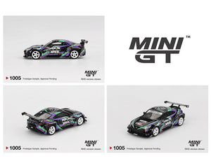 (Preorder) Mini GT 1:64 Toyota GR86 HKS TYPE R 2022 Tokyo Auto Salon – Black
