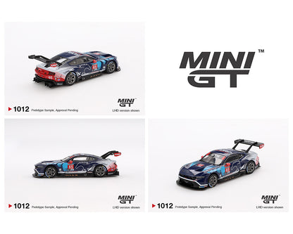 (Preorder) Mini GT 1:64 Ford Mustang GT3 #65 Ford Multimatic Motorsports 2024 IMSA Daytona 24 Hrs