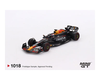 (Preorder) Mini GT 1:64 Oracle Red Bull Racing RB20 #1 Max Verstappen 2024 F1 2024 Bahrain GP Winner