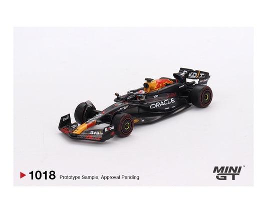(Preorder) Mini GT 1:64 Oracle Red Bull Racing RB20 #1 Max Verstappen 2024 F1 2024 Bahrain GP Winner