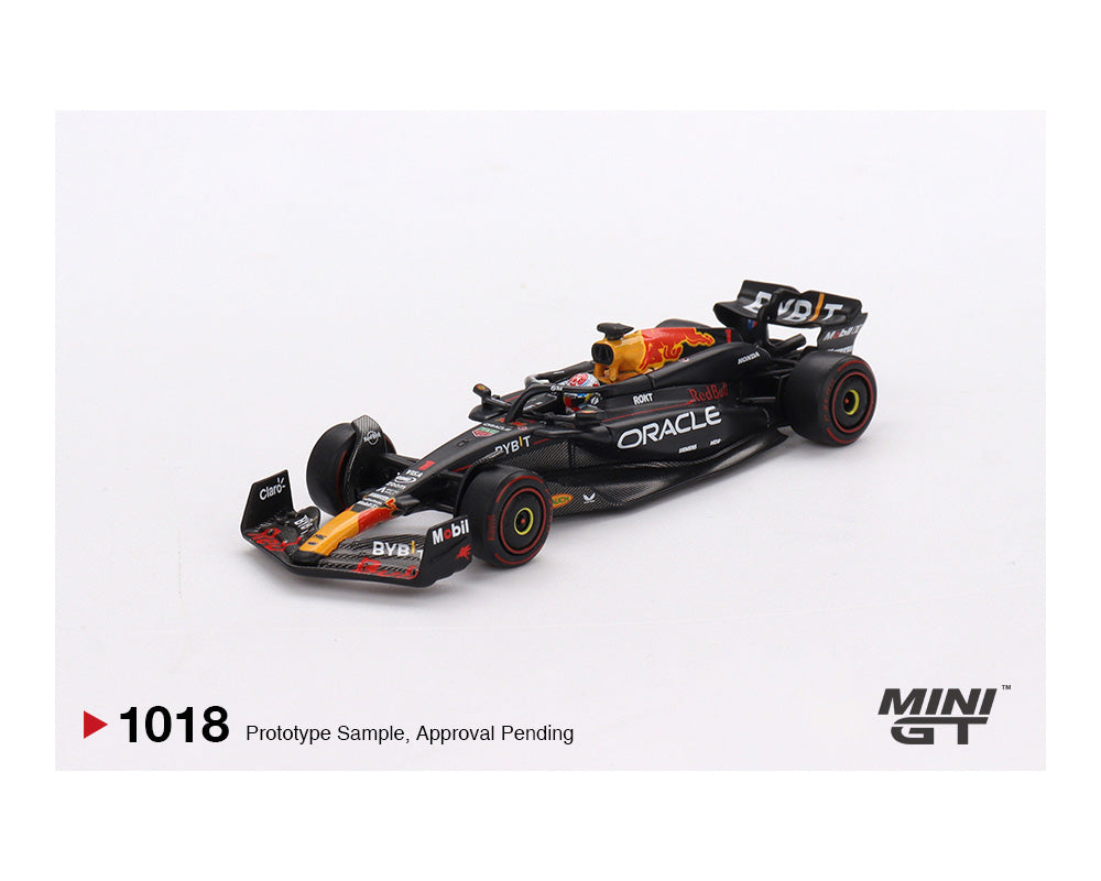 (Preorder) Mini GT 1:64 Oracle Red Bull Racing RB20 #1 Max Verstappen 2024 F1 2024 Bahrain GP Winner