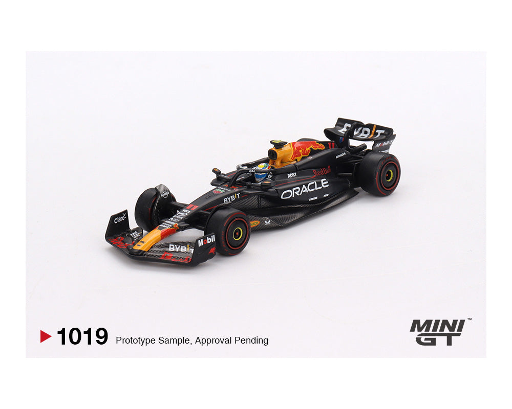 (Preorder) Mini GT 1:64 Oracle Red Bull Racing RB20 #11 Sergio Pérez 2024 F1 2024 Bahrain GP 2nd Place