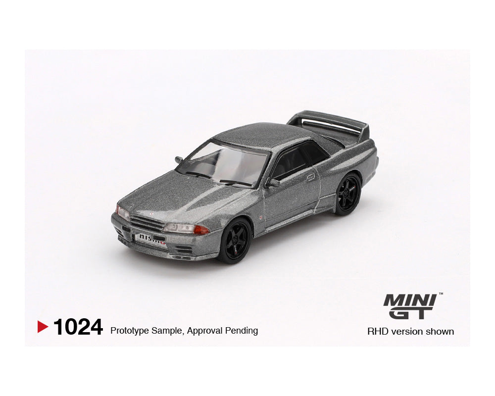 (Preorder) Mini GT 1:64 Nissan Skyline GT-R (NISMO BNR32 CRS Version) – Dark Metal Gray