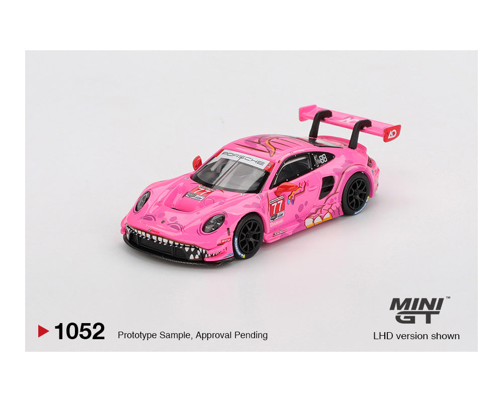 Mini GT 1:64 Porsche 911 GT3 R #77 AO Racing 2024 IMSA ROAD AMERICA – Mijo Exclusives