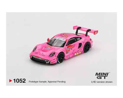 Mini GT 1:64 Porsche 911 GT3 R #77 AO Racing 2024 IMSA ROAD AMERICA – Mijo Exclusives